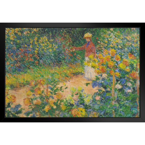 Vault W Artwork Claude In The Garden Impressionist Art Posters